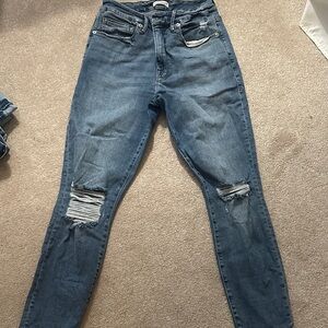 Good American Distressed Women Jeans